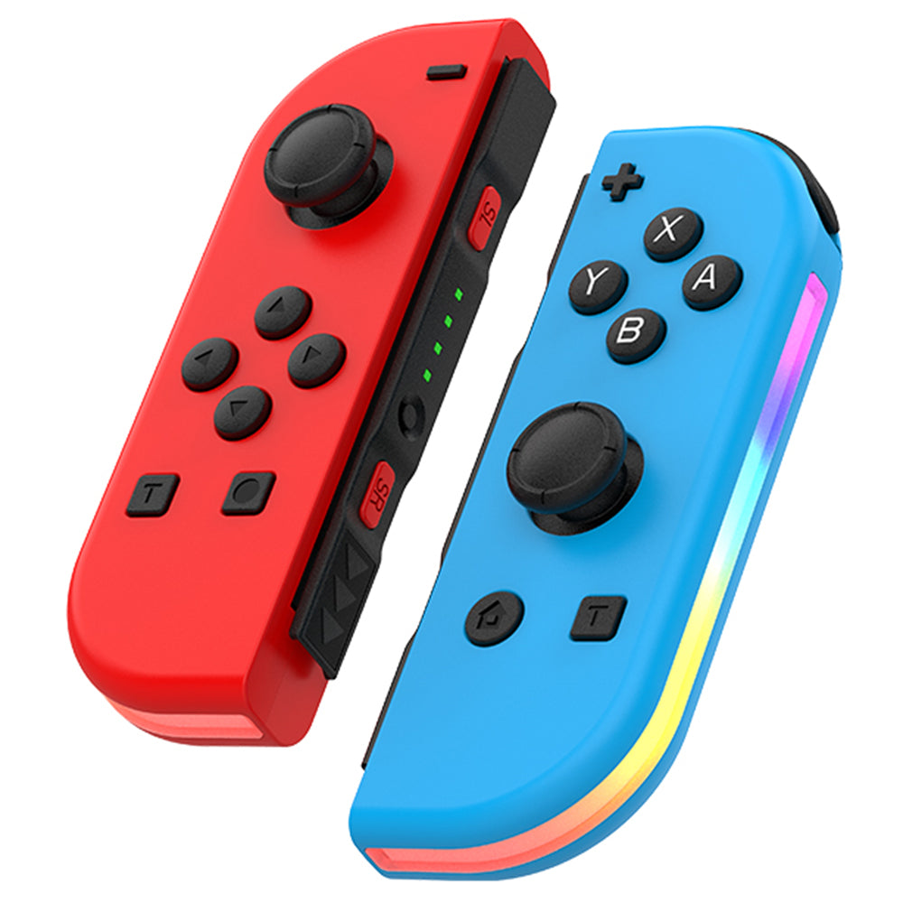 JOY-02 1Pair Left Right Wireless Controller for Nintendo Switch Game Console Bluetooth Game Handle Joy-Stick with RGB Light JOY-02 1Pair Left Right Wireless Controller for Nintendo Switch Game Console Bluetooth Game Handle Joy-Stick with RGB Light